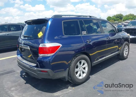 2012 Toyota Highlander Se z USA, uszkodzony, nr VIN 5TDZA3EH2CS031126